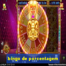 bingo de porcentagem